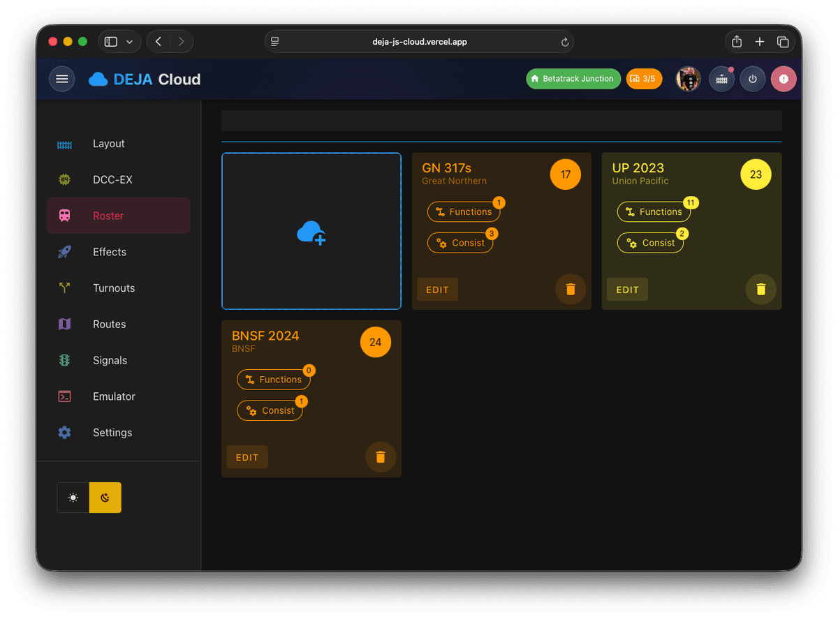 Cloud dashboard