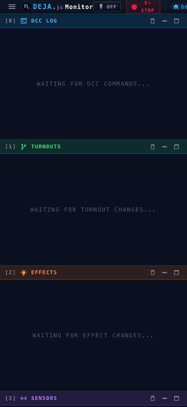 Monitor mobile dashboard