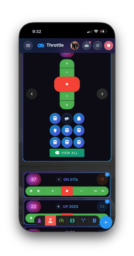 DEJA.js Throttle Mobile Conductor