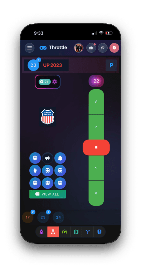 Throttle app on mobile