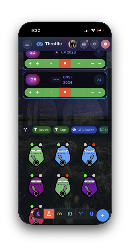 DEJA.js Throttle Mobile Conductor 2