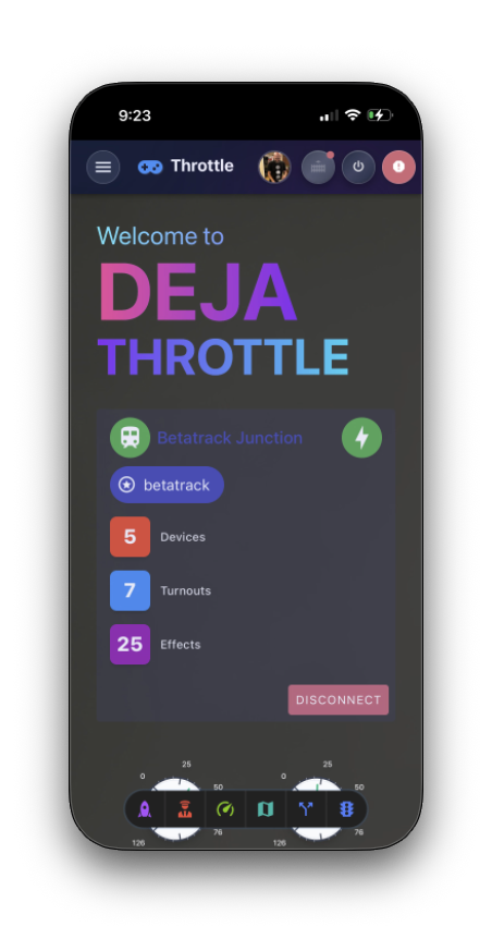 DEJA.js Throttle Mobile Home 2